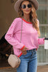 'Jolene' Striped Drop Shoulder T-Shirt - Celes Fashion